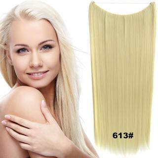 Flip in vlasy - 60 cm dlouhý pás vlasů - odstín 613