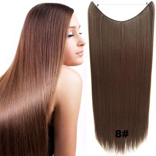 Flip in vlasy - 60 cm dlouhý pás vlasů - odstín 8