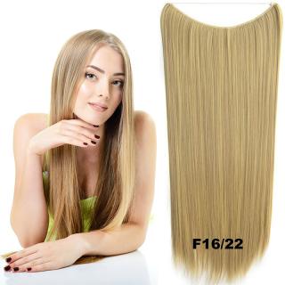 Flip in vlasy - 60 cm dlouhý pás vlasů - odstín F16/22