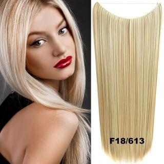 Flip in vlasy - 60 cm dlouhý pás vlasů - odstín F18/613
