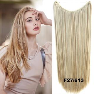 Flip in vlasy - 60 cm dlouhý pás vlasů - odstín F27/613