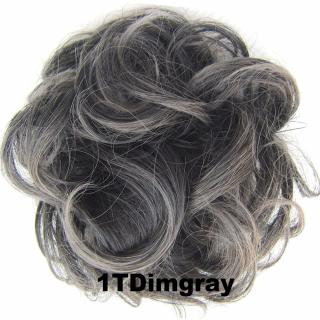 Příčesek - drdol na gumičce - 1 T Dim Gray