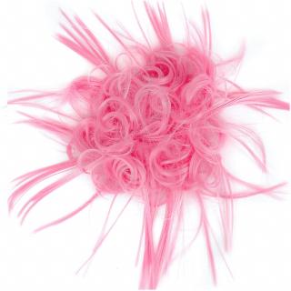 Příčesek - drdol na gumičce Crazy - Pinkish