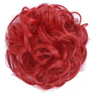 Příčesek - drdol na gumičce - odstín RED