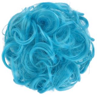 Příčesek - drdol na gumičce - Turquoise