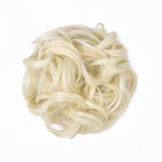 Příčesek - velký kudrnatý drdol Baroko - 613 (beach blond)