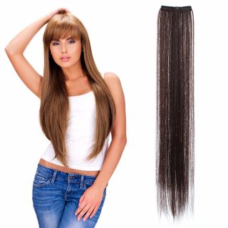 Rovný clip in pásek vlasů v délce 60 cm - odstín C