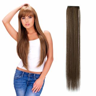 Rovný clip in pásek vlasů v délce 60 cm - odstín F