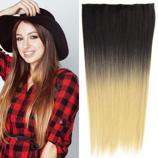 Světové zboží Clip in vlasy - 60 cm dlouhý pás vlasů - ombre styl - odstín 2 T 22 - odstín 2 T 22