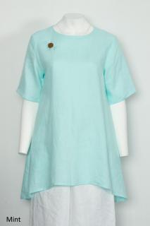 Ĺanová tunika LT1 Farba: MINT, Veľkosť: 4XL/5XL