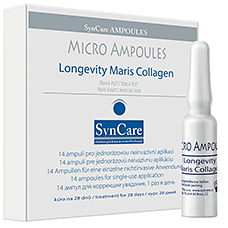 Syncare Micro Ampoules Longevity Maris Collagen - kúra na 28 dní 21 ml