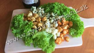 Syrové uzlíky ochutené 250g
