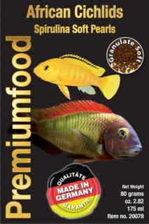DiscusFood u.g African cichlid spirulina pearls  80g