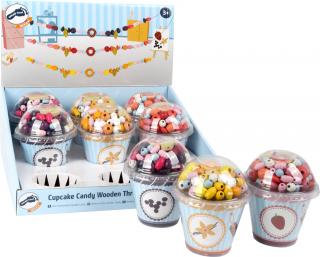 Small Foot Drevené Korálky Candy 1ks , farba fialová