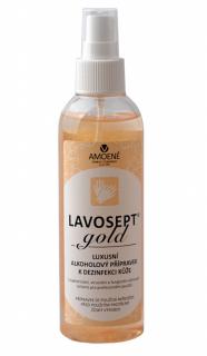 Amoené Lavosept Gold dezinfekcia na kožu s trblietkami Višňa 200 ml