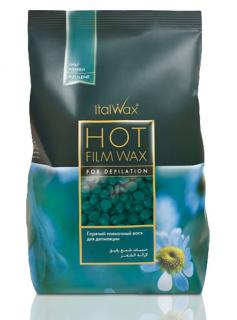 Italwax Filmwax - zrniečka vosku na depiláciu Azulén 1 kg