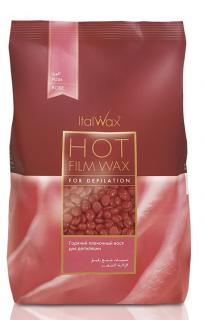 Italwax Filmwax - zrniečka vosku na depiláciu Ruža 1 kg