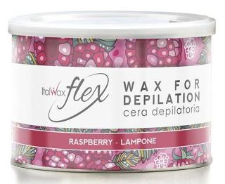 Italwax Vosk Flex Malina na depiláciu v plechovke 400 ml