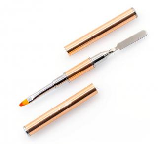 Polygél Špachtľa a štetec Rose Gold Nailee