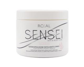 Ro.ial Emulzia telová - exfoliačný peeling s extraktom z ruženého kremeňa a hliny 500 ml
