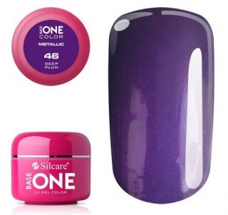 Silcare UV/LED gél farebný Metallic Deep Plum 5 g