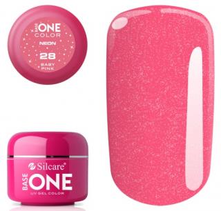 Silcare UV/LED gél farebný Neon Baby Pink (Baby Doll Pink) 5 g