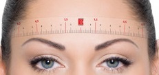 Swiss Perfect Brow Ruler 20 ks/box - papierový zameriavač