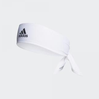 Čelenka Adidas Tennis Aeroready Tieband HD9128 biela - Barva bílá