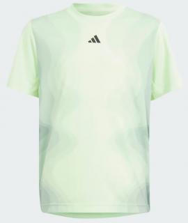 Chlapecké tričko Adidas Tee Pro T-Shirt IU4288 zelené - Velikost 176 / 15-16 y