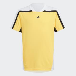 Chlapecké tričko Adidas Tee Pro T-Shirt IU4291 oranžové - Velikost 128 / 7-8 y