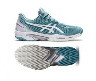 Dámska tenisová obuv Asics  Solution Speed FF 2 Clay antuková 1042A134-400 modrá - Velikost US 10 / EUR 42 = 26,5 cm