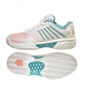 Dámska tenisová obuv K-Swiss Hypercourt Express 2 HB Clay 96614-143 - Velikost US 9,5 / EUR 41,5 = 26,5 cm