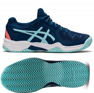 Detská antuková obuv Asics Gel Resolution 8 Clay GS 1044A019-406 - Velikost US 1 / EUR 32,5 = 20 cm