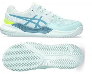 Detská antuková obuv Asics Gel Resolution 9 GS Clay 1044A068-402 - Velikost US 6,5 / EUR 39,5 = 25 cm