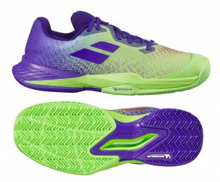 Detská antuková obuv Babolat JET MACH 3 Clay 8007 junior jade lime - Velikost US 5,5 / EUR 38 = 24 cm