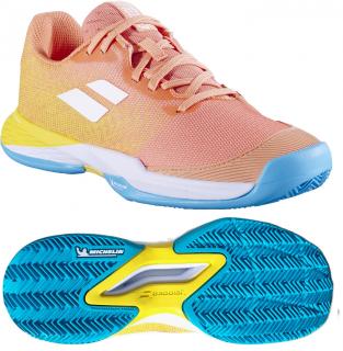 Detská antuková obuv Babolat JET MACH 3 Clay Junior 33S24887-6018 - Velikost US 6 / EUR 38,5 = 24,5 cm