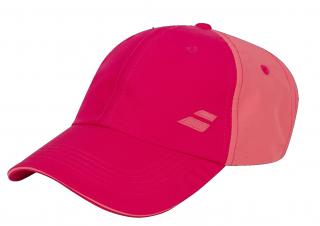Detská šiltovka Babolat Basic Logo Cap Junior 5JA1221-5028 ružová - Velikost junior