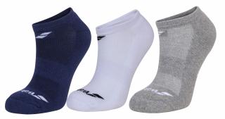 Detské tenisové ponožky Babolat INVISIBLE 3 páry Pack Socks  5JA1461-1033 - Velikost EUR 31-34