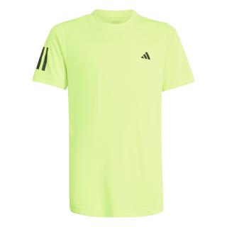Detské tenisové tričko Adidas Club 3 Stripes T-Shirt IM5499 zelené - Velikost 9-10 y / 140