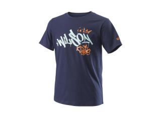 Detské tenisové tričko Wilson Paris Hope Tech Tee WRA816001 - Velikost M - 137-147 cm