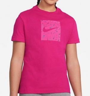 Dievčenské tričko Nike Dri-Fit Training T-Shirt DD3864-615 ružové - Velikost M / 137-147 cm
