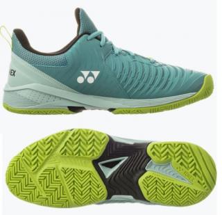 Pánska tenisová obuv Yonex PC SONICAGE 3 WIDE allcourt smoke blue - Velikost US 11,5 / EUR 45,5 = 29,5 cm