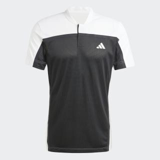 Pánska tenisová polokošeľa Adidas Tennis Heat.rdyPro Freelift Henley IS8970 čierne - Velikost XXL - 56/58