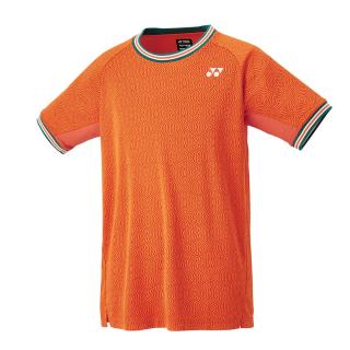 Pánské tenisové tričko Yonex Crew Neck Shirt RG 10560 oranžové - Velikost L / 48-50