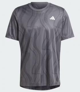 Pánske tričko Adidas Club Graph Tee IP1882 čierne - Velikost S - 40/42
