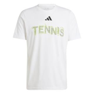 Pánske tričko Adidas Hivis Graphic Tee IW0142 biele - Velikost XL / 52-54