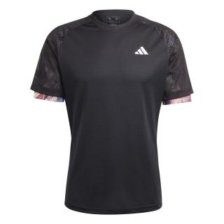 Pánské tričko Adidas Melbourne Ergo Heat.Ready Tennis Raglan T-Shirt HT7206 čierne - Velikost M - 44/46