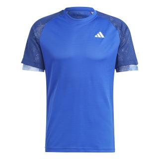 Pánské tričko Adidas Melbourne Ergo Heat.Ready Tennis Raglan T-Shirt HT7207 modré - Velikost S - 40/42