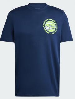 Pánske tričko Adidas Racket Graphic Tee IW0145 - Velikost XL - 52/54