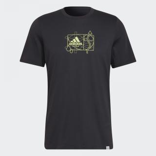 Pánské tričko Adidas Tennis Golden Cut Graphic T-Shirt HC1646 - Velikost S - 40/42